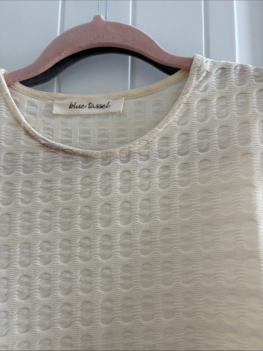 ANTHROPOLOGIE: Frill Trimmed Blouse